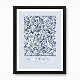 Larkspur , William Morris collection Art Print