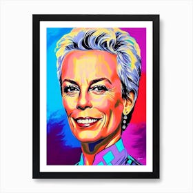 Jamie Lee Curtis Pop Movies Art Movies Art Print