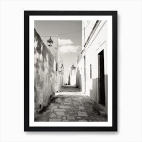 Otranto, Italy, Black And White Photography 3 Art Print