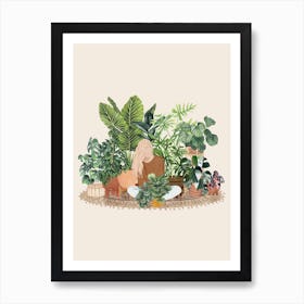 Amber The Plant Lady Art Print