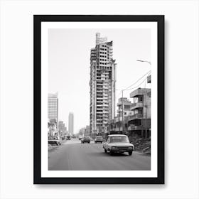 Colombo, Sri Lanka,, Black And White Old Photo 3 Art Print