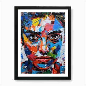 Face Of A Woman 50 Art Print