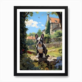 A French Bulldog's Afternoon Watch Art Print