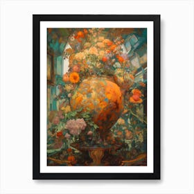 Grand Floral Vase Art Print