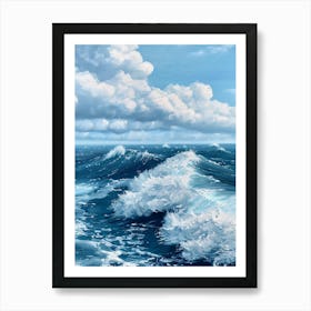 Ocean Waves 21 Art Print