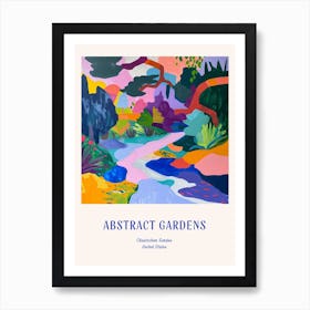 Colourful Gardens Chanticleer Garden Usa 2 Blue Poster Art Print