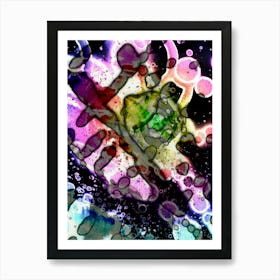 Abstraction Spots Art Print