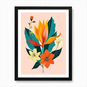 Tropical Flowers 5 Art Print