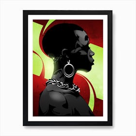 Andile Black Woman Portrait Art Print