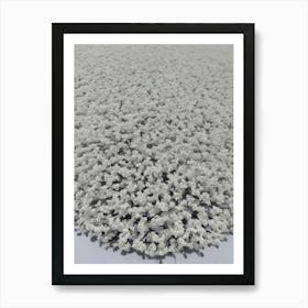 White Flowers Art Print