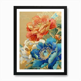 Chinese Flower Painting 14 Art Print