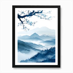 Chinese Landscape Painting Art Print