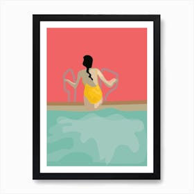 Pool Artwork Art Print