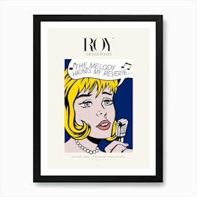 The Melody Haunts My Reverie Poster|Roy Lichtenstein 1965 Art Print