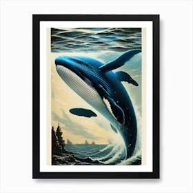 Whale Horror Art Print