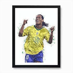 Ronaldinho Brazil Art Print