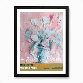 A World Of Flowers, Van Gogh Exhibition Bleeding Heart 1 Art Print