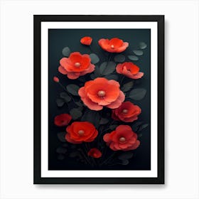 Red Poppies Art Print