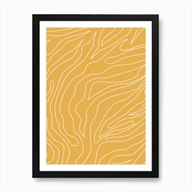 Minimal Abstract Yellow Poster