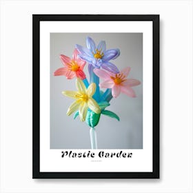 Dreamy Inflatable Flowers Poster Love In A Mist Nigella 3 Art Print