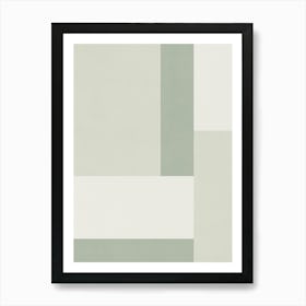 ABSTRACT MINIMALIST GEOMETRY - BG 02 Art Print