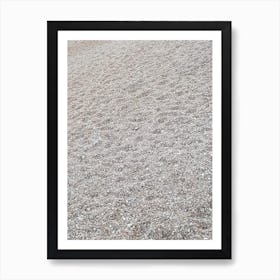 Pebbles on a Beach Art Print