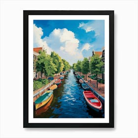 Amsterdam Canals Boats Canals Art Print