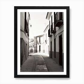 Granada, Spain, Photography In Black And White 1 Art Print