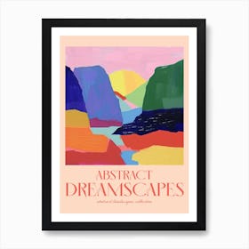 Abstract Dreamscapes Landscape Collection 23 Art Print