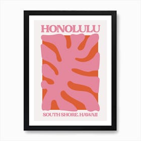 Pink Hawaii Art Print