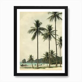 Koh Kood Beach Thailand Vintage Art Print