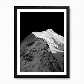 Snowy Mountain 3 Art Print
