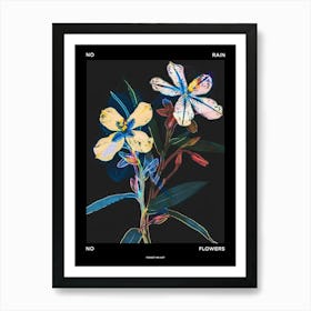 No Rain No Flowers Poster Forget Me Not 4 Art Print