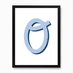 letter O Art Print