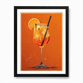 Aperol Spritz Art Print 444 Art Print