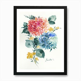 Flower Series07 Art Print