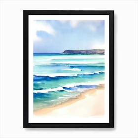 Bateau Bay Beach 2, Australia Watercolour Art Print