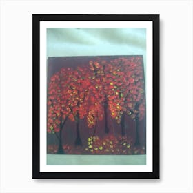 Autumn Trees 1 Art Print