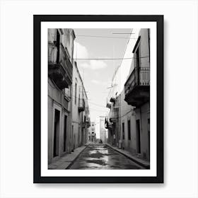 Lecce, Italy,  Black And White Analogue Photography  1 Art Print