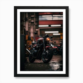 Triumph Bonneville 9 Art Print