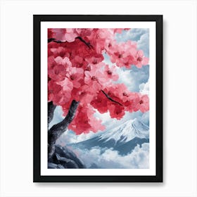 Cherry Blossom Tree 4 Art Print