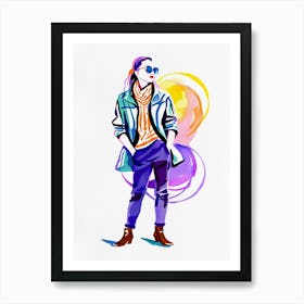 Fashion Illustration 1 Art Print