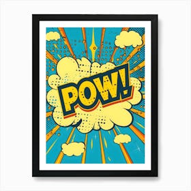 Pop cloud Art Print