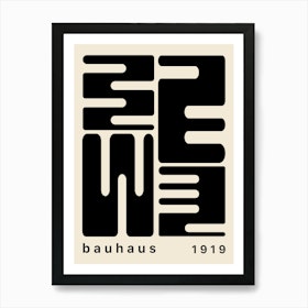 Minimal Bauhaus Art Print