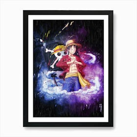 Monkey D Luffy Anime Art Print