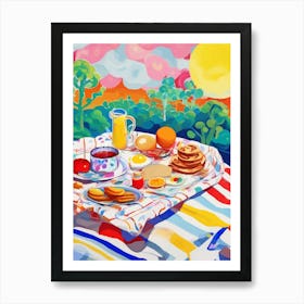 Breakfast Picnic Art Print