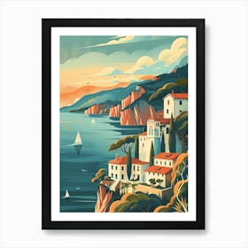 Retro Poster 2 Art Print