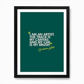 F1 Formula 1 Quote Hill Formula One F1 Poster F1 Wall Art Formula 1 Wall Art F1 Gifts Formula 1 Art Print