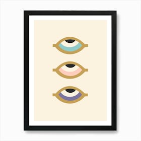 Turkish Eyes Art Print