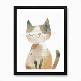 Charming Nursery Kids Animals Kitten 3 Art Print